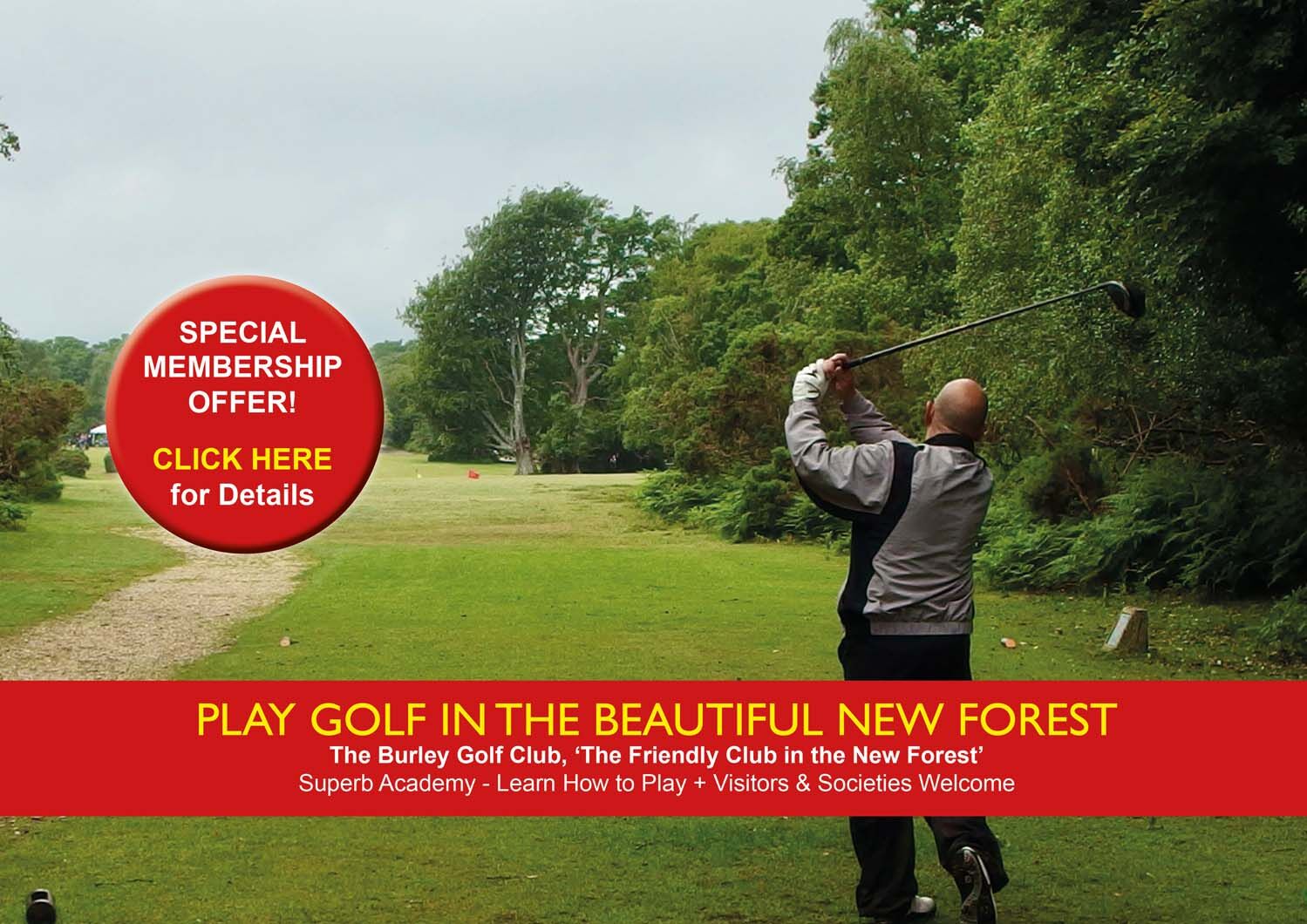 Home :: Golf club and golf course in Ringwood Hampshire with available